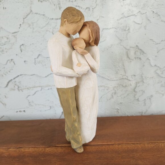 Willow Tree “Our Gift” Family Figurine by Susan Lordi – 9” Collectible Sculpture - Picture 1 of 7